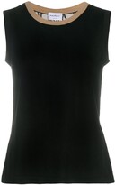 Thumbnail for your product : Ferragamo Sleeveless Fine-Knit Jumper
