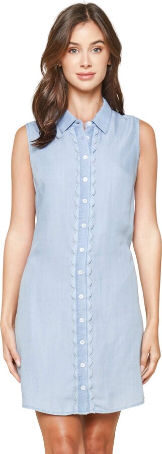 Chambray Shift Dress | Shop the world's largest collection of 