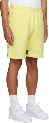 Helmut Lang Yellow Stripe Shorts
