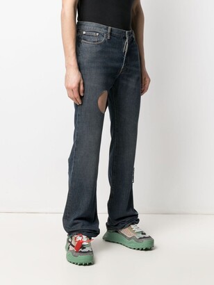Off-White Hands-Off distressed jeans