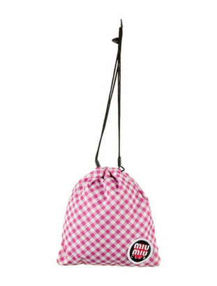 miu miu drawstring pouch