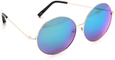 Thumbnail for your product : Matthew Williamson Round Mirred Sunglasses