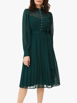 Thumbnail for your product : Phase Eight Izzy Button Detail Dress, Bottle Green