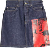 CALVIN KLEIN 205W39NYC x Andy Warhol Printed Denim Mini Skirt
