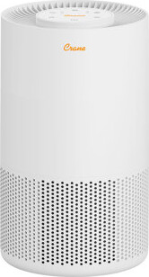 Crane USA Crane True HEPA Air Purifiers For Home, Up To 250 Sq Ft, With Sleep Timer, Child Lock, Aroma Tray