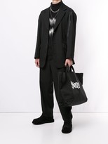 Thumbnail for your product : Yohji Yamamoto One-Sided Zip Detail Loose Trousers