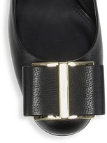 Thumbnail for your product : Ferragamo Capua Bow Leather Pumps