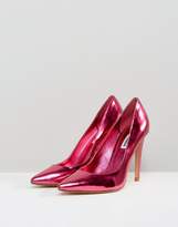 Thumbnail for your product : Dune Aiyana Metallic Pointed Heeled Shoes