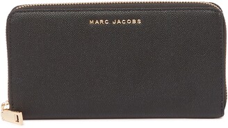 marc jacobs textured leather continental wallet