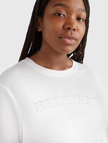 Thumbnail for your product : Tommy Hilfiger Curve Tonal Logo T-Shirt
