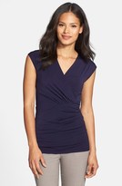Thumbnail for your product : Classiques Entier Gathered V-Neck Top