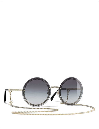 Chanel Round sunglasses - ShopStyle