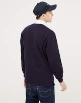 Thumbnail for your product : ASOS Parlez Rugby Long Sleeve T-Shirt With Sport Logo In Navy Exclusive To