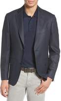 Thumbnail for your product : John W. Nordstrom R) Traditional Fit Check Wool Blend Sport Coat