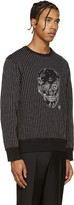 Thumbnail for your product : Alexander McQueen Black Skull Stitching Pullover
