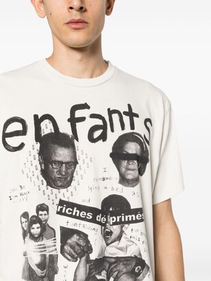 Tシャツ・カットソー ENFANTS RICHES DEPRIMES Cotton T-shirt with used effect Cotton used effect T-shirt ENFANTS RICHES DEPRIMES - Nugnes1920