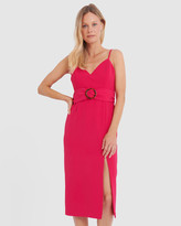 Thumbnail for your product : Forcast Women's Midi Dresses - Kiara Belted Midi Dress