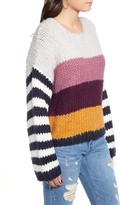 Thumbnail for your product : Blank NYC Stripe Oversize Sweater