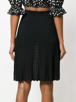 Thumbnail for your product : Alaïa Pre-Owned Pleated Lace Skirt