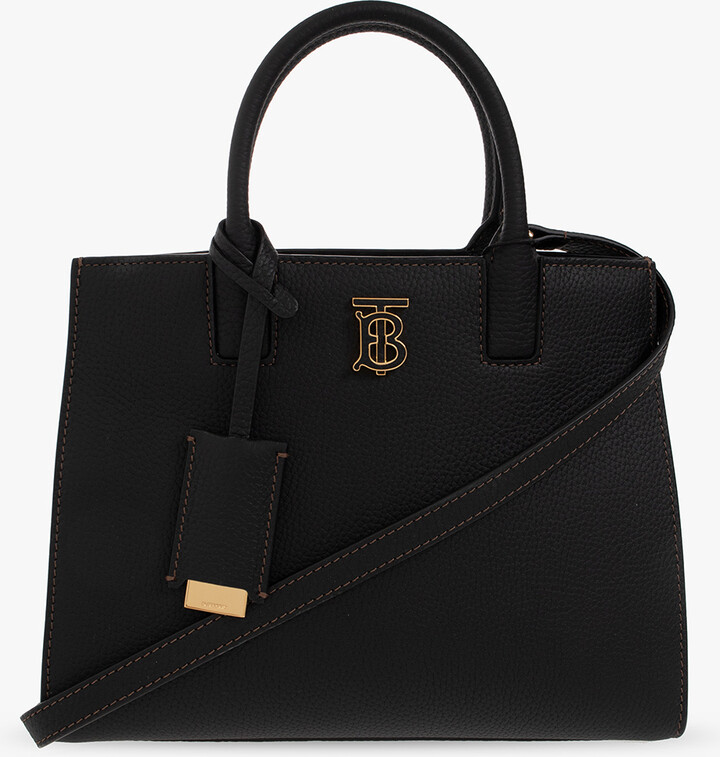 Burberry Shoulder Bag With Logo Black ShopStyle