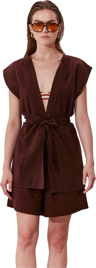 Gottex Beach Life Terra Sleeveless Vest Cover-Up