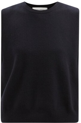 Extreme Cashmere No.156 Be Now Stretch-cashmere Sweater Vest - Navy