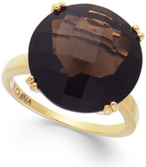 Thumbnail for your product : Townsend Victoria Smoky Quartz Cocktail Ring in 18k Gold over Sterling Silver (11 ct. t.w.)