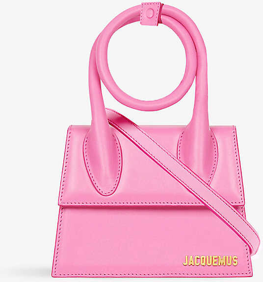 Jacquemus Pink Le Chiquito Noeud Medium Leather Tophandle bag ShopStyle