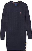 Thumbnail for your product : Ralph Lauren Cable knit jumper dress 7-16 years