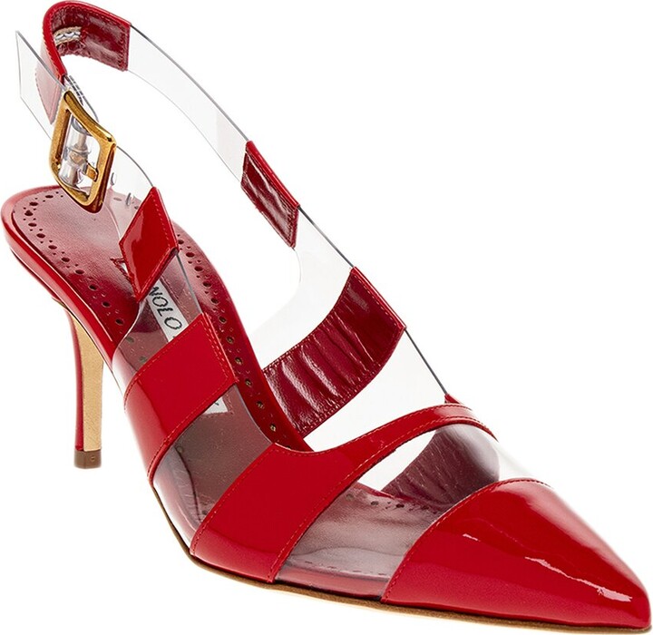 Manolo Blahnik Uxra Patent Pump