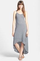 Thumbnail for your product : Allen Allen Stripe High/Low Maxi Dress
