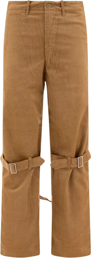 KAPITAL Buckle-Strap Trousers