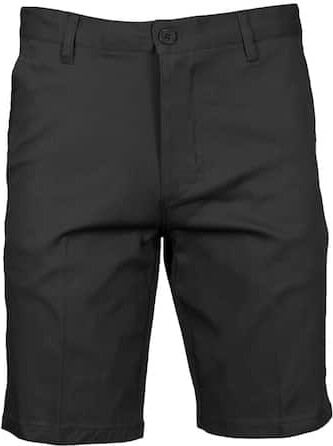 Galaxy By Harvic Slim Fitting Cotton Flex Stretch Men's Chino Shorts in Black