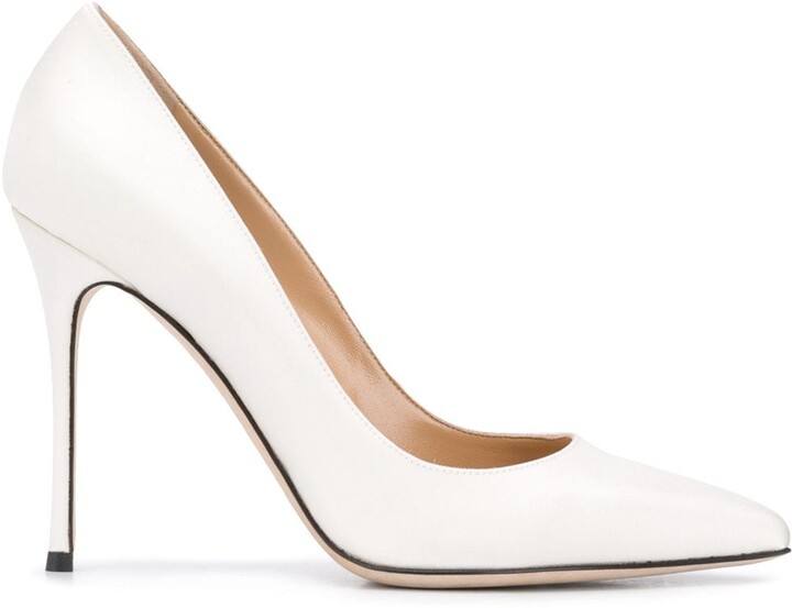 Sergio Rossi White Women's Shoes | Shop the world's largest 