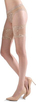 Natori Feathers 2-Pack Stay-Up Stockings