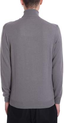 Low Brand Grey Wool High Collar Turtleneck