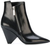 Thumbnail for your product : Saint Laurent Niki 85 asymmetrical boots