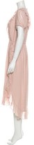 Thumbnail for your product : Ulla Johnson Silk Midi Length Dress Pink