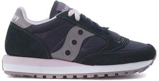 Saucony Sneaker Jazz In Grey Anthracite Suede And Nylon