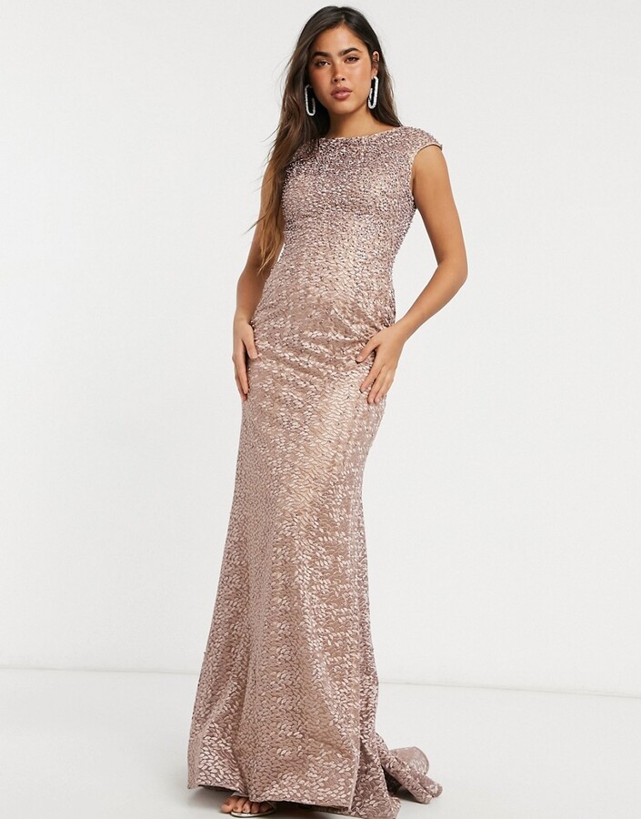 glitter maxi dress uk