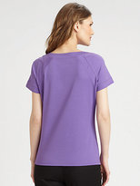 Thumbnail for your product : Lafayette 148 New York Seamed Tee
