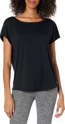 Amazon Essentials Women's Studio Short-Sleeve Lightweight Open-Back T-Shirt