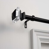 Thumbnail for your product : Exclusive Home Prism 1" Curtain Rod and Coordinating Finial Set, Adjustable 36"-72"