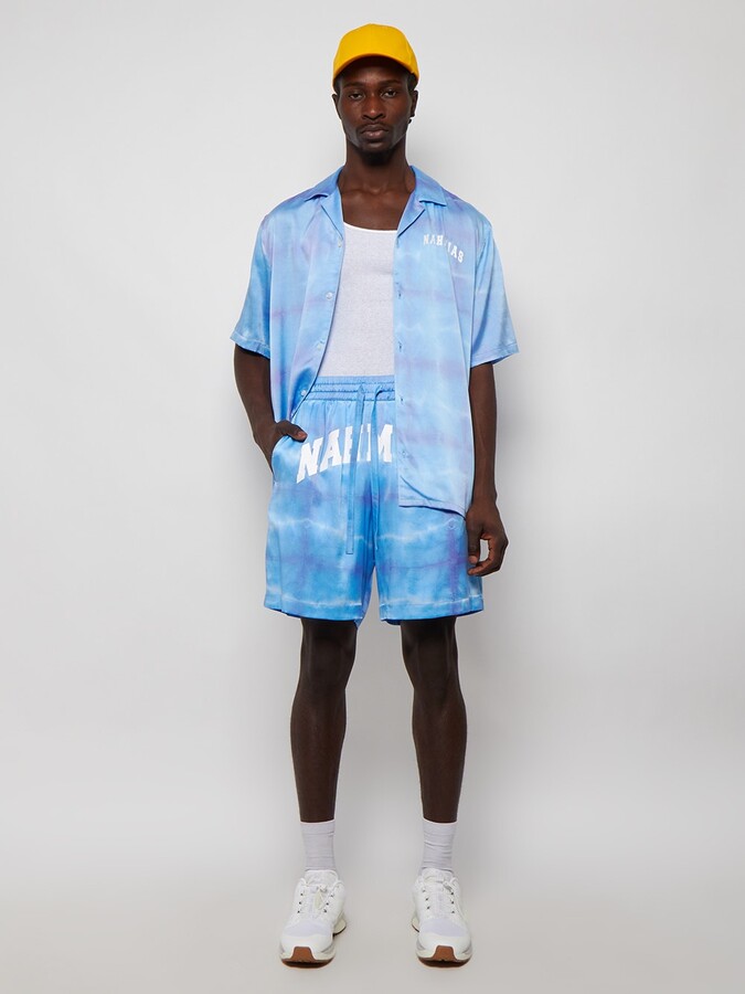 X The Webster Tye Dye Silk Shorts