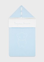 Thumbnail for your product : Emporio Armani Sleeping Bag With Teddy Bear Embroidery And Logo