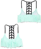 Thumbnail for your product : Victoria's Secret PINK Ladder Back Flounce Top