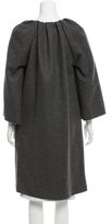 Thumbnail for your product : Lanvin Ruched Wool Coat