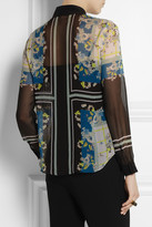 Thumbnail for your product : Erdem Sloane silk-chiffon blouse