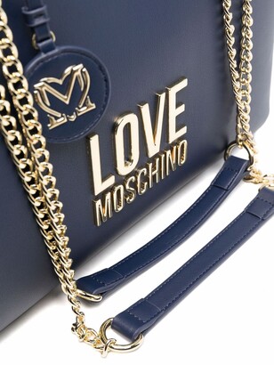 Love Moschino Multi-Strap Logo-Plaque Bag