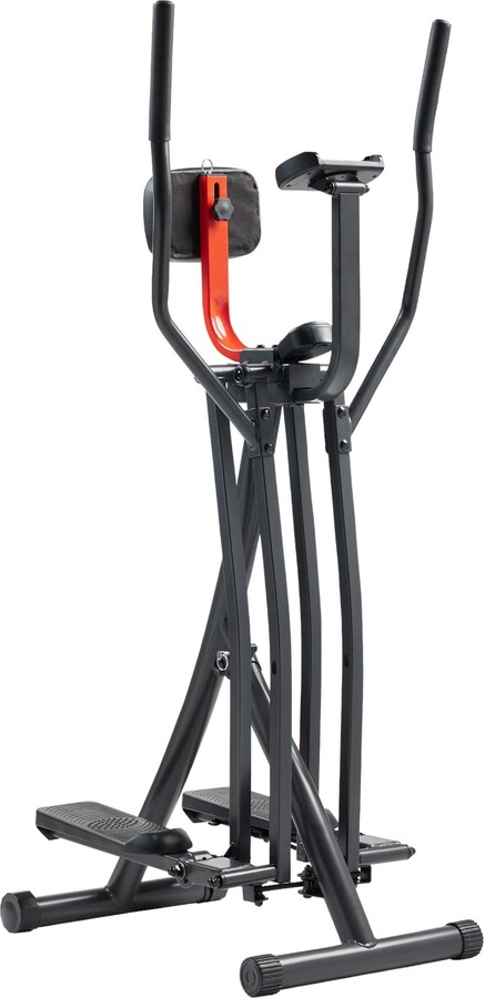 Sunny Health & Fitness Smart Compact Air Walk Trainer, Black